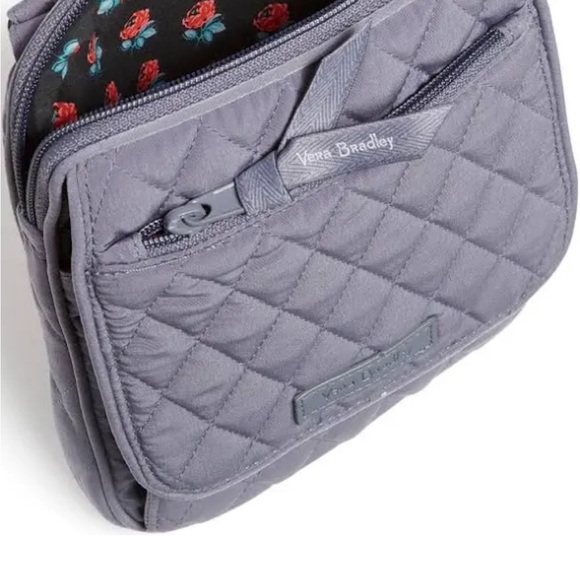 NWOT Vera Bradley Quilted Crossbody Bag in Lavender Gray - Picture 5 of 7